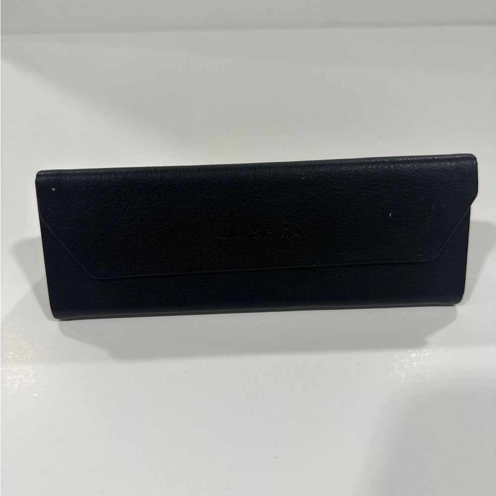 Via Spiga Black Leather Glasses Holder